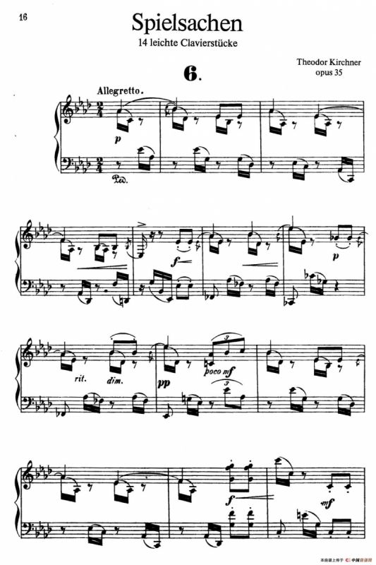 Spielsachen Op.35（玩具·6）