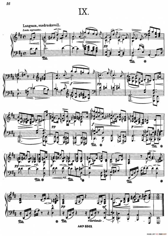 Album Leaf Op.7（纪念册的一页·9）