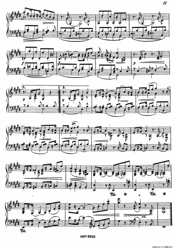 Album Leaf Op.7（纪念册的一页·6）