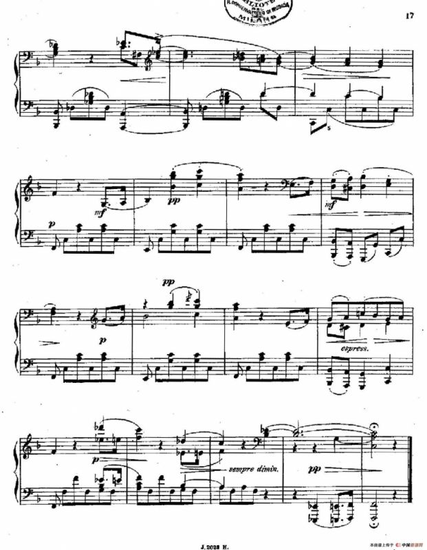 Vier Elegien Op.37（4首悲歌·4）