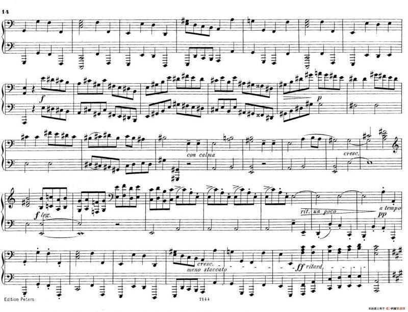 Deux Morceaux Pour Quatre Mains Op.43（2首四手联弹小品·2）