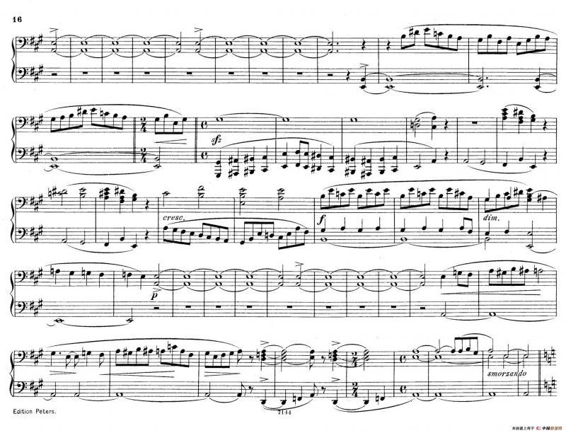 Deux Morceaux Pour Quatre Mains Op.43（2首四手联弹小品·2）