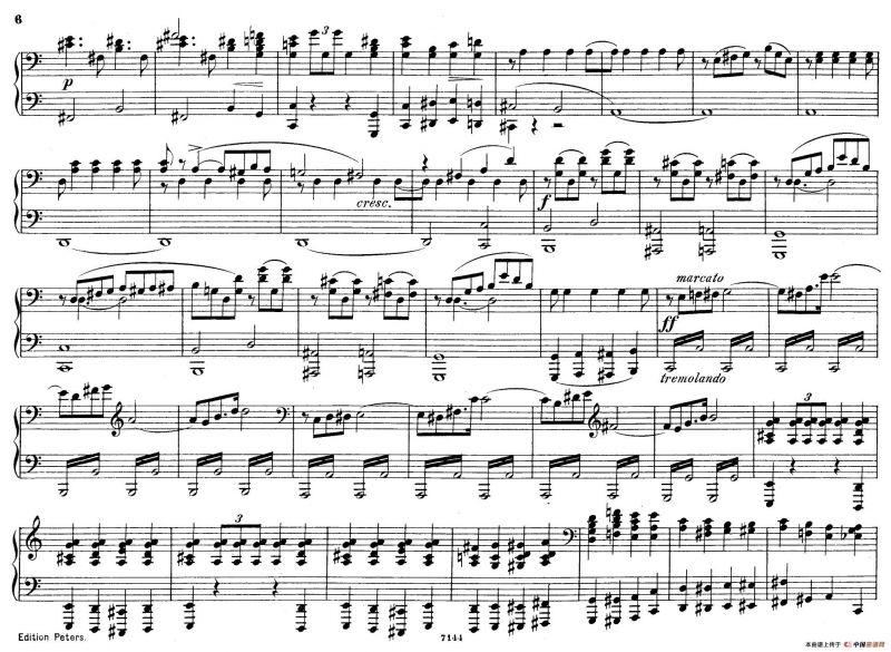 Deux Morceaux Pour Quatre Mains Op.43（2首四手联弹小品·1）