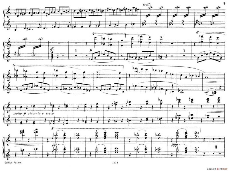 Deux Morceaux Pour Quatre Mains Op.43（2首四手联弹小品·1）