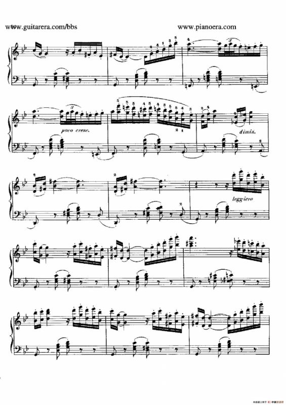 Gondoliera in g Minor Op.41（g小调船歌）