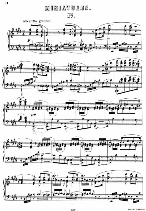 Cinque Miniatures Op.28（5首小画像·4）