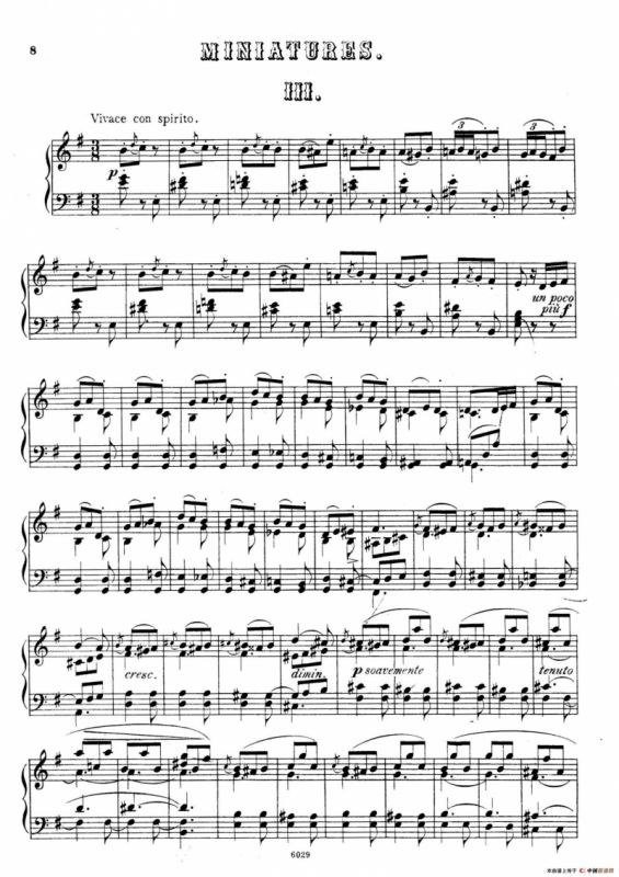 Cinque Miniatures Op.28（5首小画像·3）