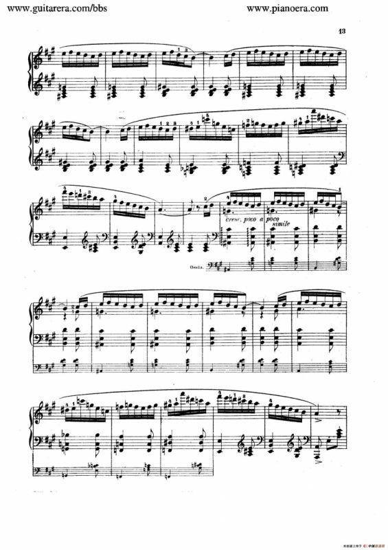 Spanish Dances Op.12（西班牙舞曲·钢琴独奏版）