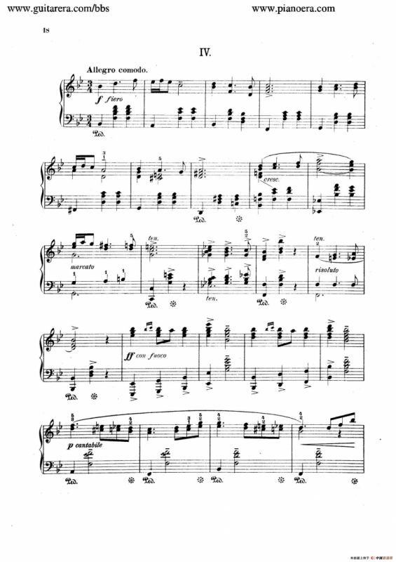 Spanish Dances Op.12（西班牙舞曲·钢琴独奏版）