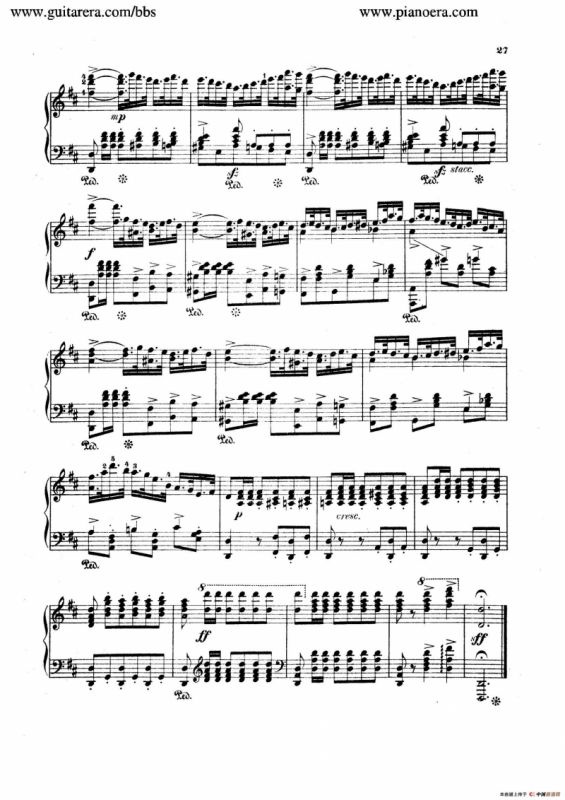 Spanish Dances Op.12（西班牙舞曲·钢琴独奏版）