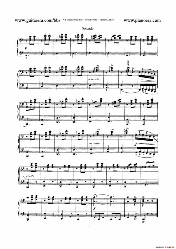 Spanish Dances Op.12（西班牙舞曲·四手联弹版）