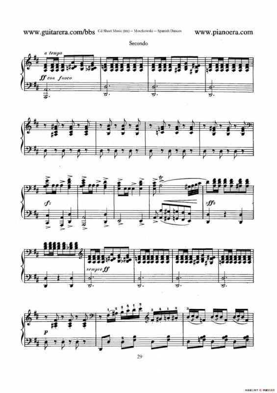 Spanish Dances Op.12（西班牙舞曲·四手联弹版）