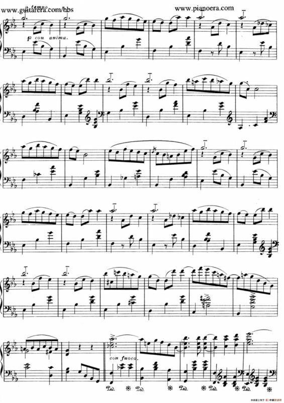 Valse Brillante in A Flat Major（降A大调华丽圆舞曲）