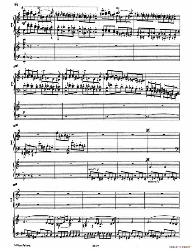 Piano Concerto in E Major Op.59（E大调钢琴协奏曲·双钢琴·第四乐章）