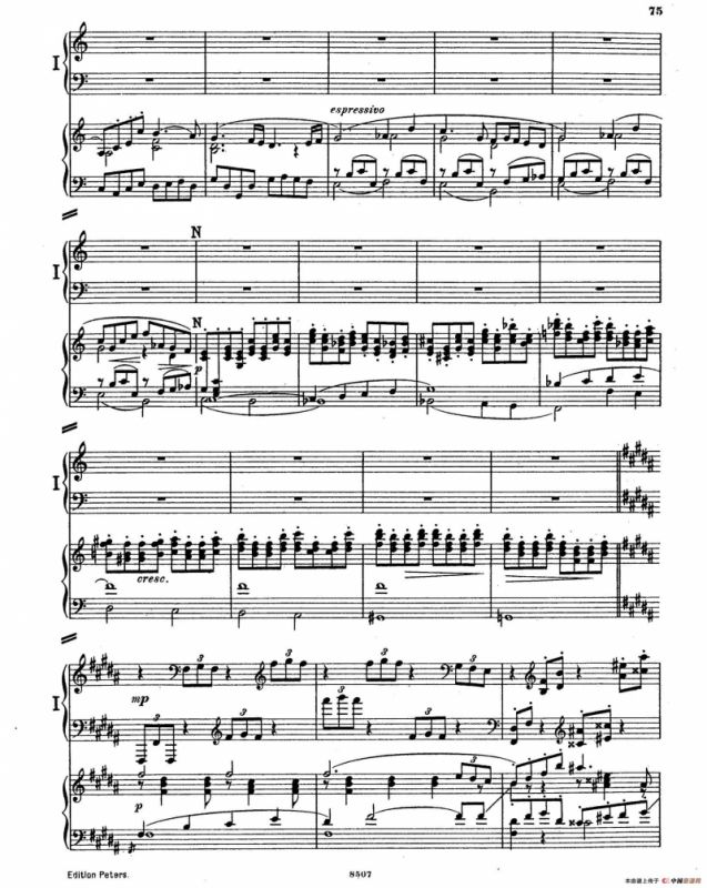 Piano Concerto in E Major Op.59（E大调钢琴协奏曲·双钢琴·第四乐章）
