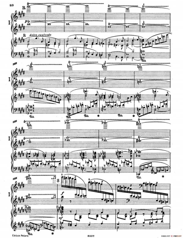 Piano Concerto in E Major Op.59（E大调钢琴协奏曲·双钢琴·第四乐章）