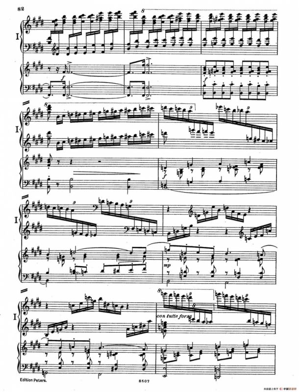 Piano Concerto in E Major Op.59（E大调钢琴协奏曲·双钢琴·第四乐章）