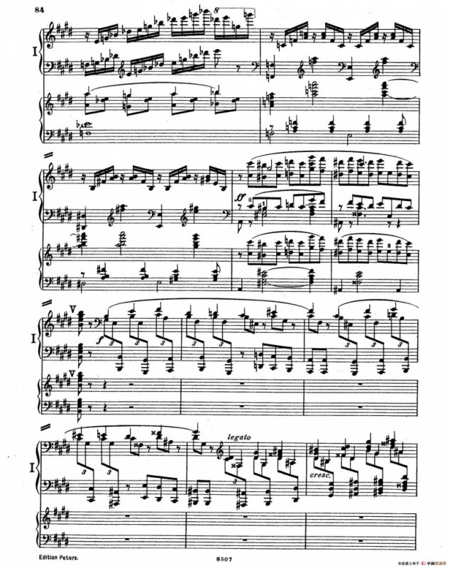Piano Concerto in E Major Op.59（E大调钢琴协奏曲·双钢琴·第四乐章）