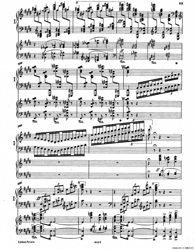 Piano Concerto in E Major Op.59（E大调钢琴协奏曲·双钢琴·第四乐章）