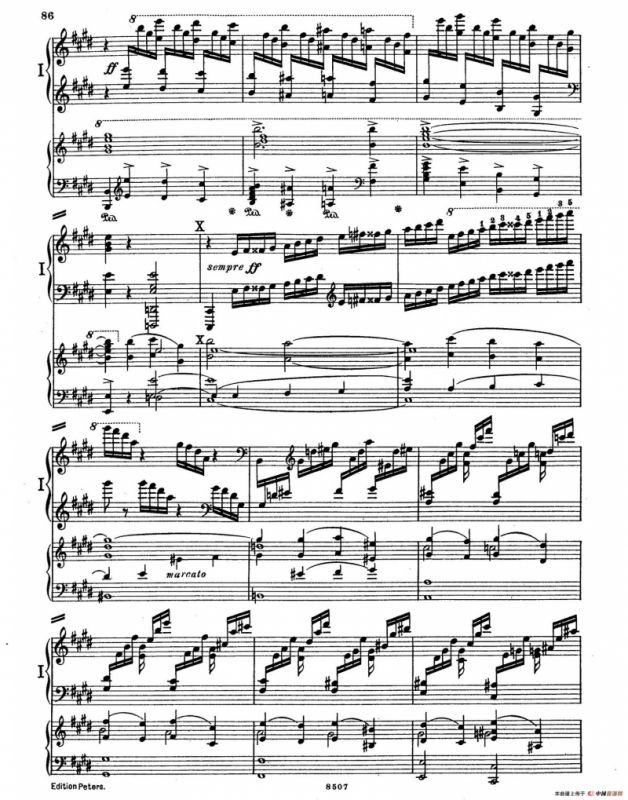 Piano Concerto in E Major Op.59（E大调钢琴协奏曲·双钢琴·第四乐章）