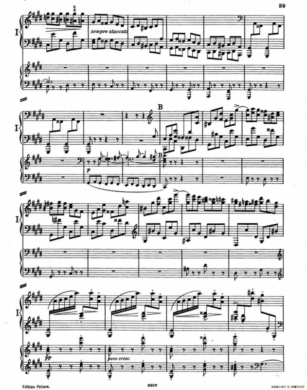 Piano Concerto in E Major Op.59（E大调钢琴协奏曲·双钢琴·第三乐章）