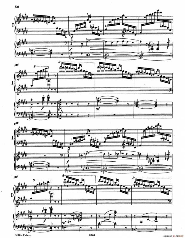 Piano Concerto in E Major Op.59（E大调钢琴协奏曲·双钢琴·第三乐章）