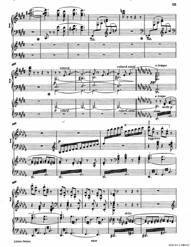 Piano Concerto in E Major Op.59（E大调钢琴协奏曲·双钢琴·第三乐章）