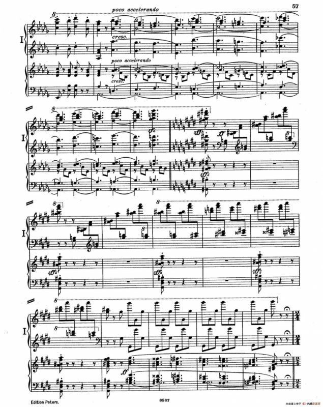 Piano Concerto in E Major Op.59（E大调钢琴协奏曲·双钢琴·第三乐章）