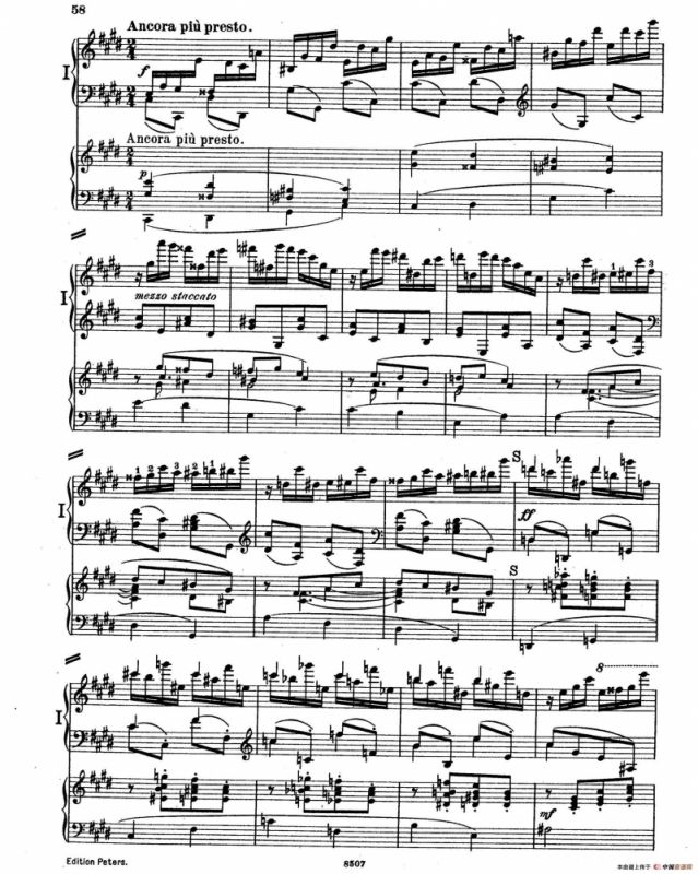 Piano Concerto in E Major Op.59（E大调钢琴协奏曲·双钢琴·第三乐章）
