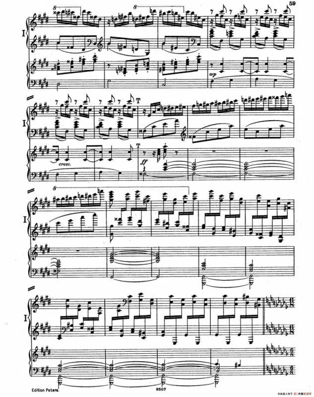 Piano Concerto in E Major Op.59（E大调钢琴协奏曲·双钢琴·第三乐章）