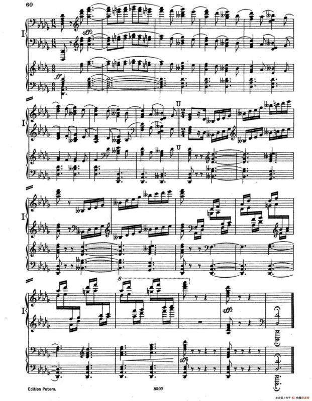 Piano Concerto in E Major Op.59（E大调钢琴协奏曲·双钢琴·第三乐章）
