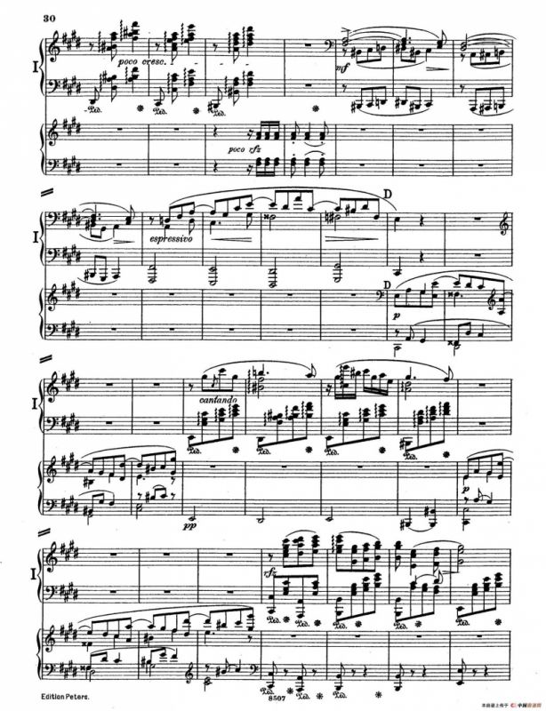 Piano Concerto in E Major Op.59（E大调钢琴协奏曲·双钢琴·第二乐章）