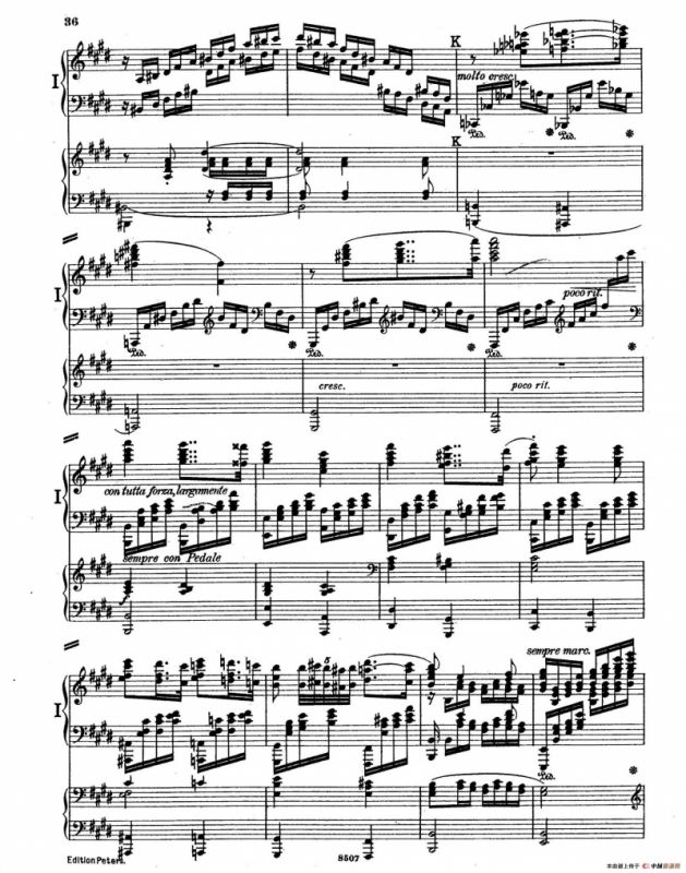 Piano Concerto in E Major Op.59（E大调钢琴协奏曲·双钢琴·第二乐章）