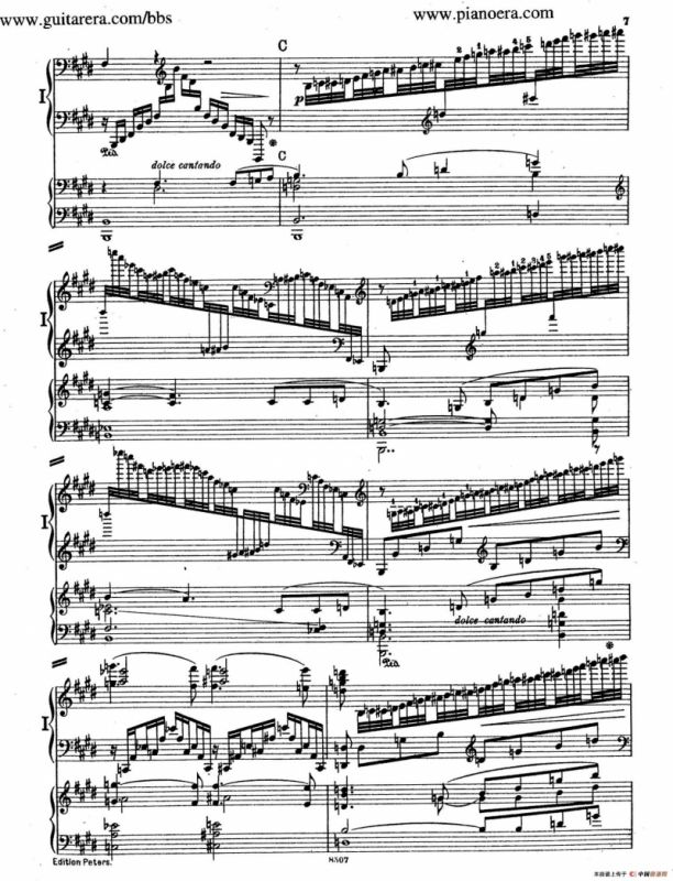Piano Concerto in E Major Op.59（E大调钢琴协奏曲·双钢琴·第一乐章）