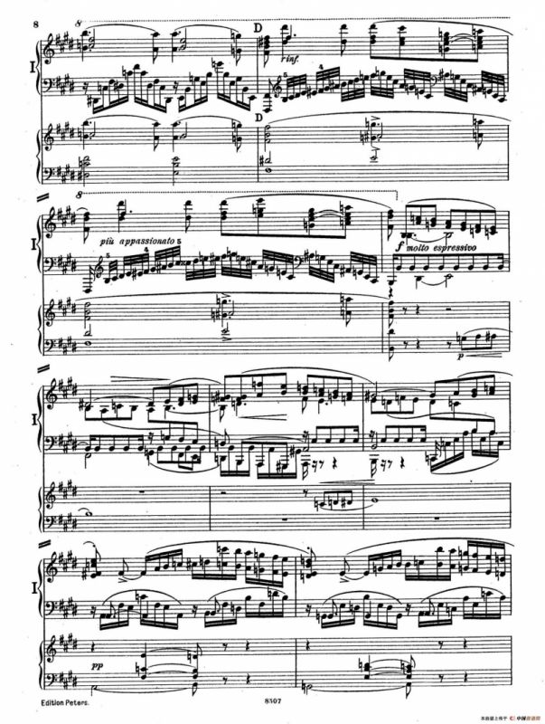 Piano Concerto in E Major Op.59（E大调钢琴协奏曲·双钢琴·第一乐章）