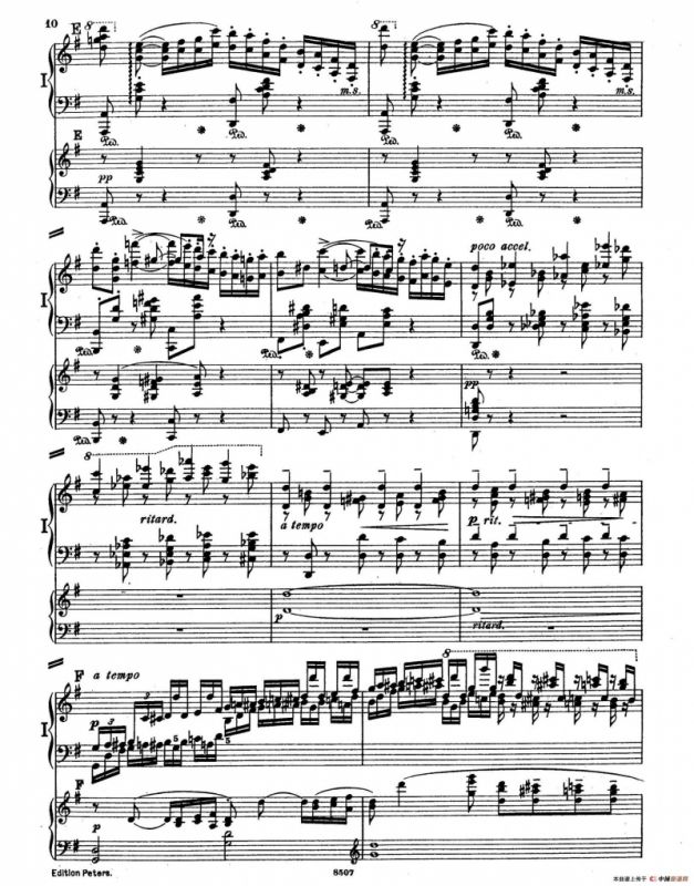 Piano Concerto in E Major Op.59（E大调钢琴协奏曲·双钢琴·第一乐章）
