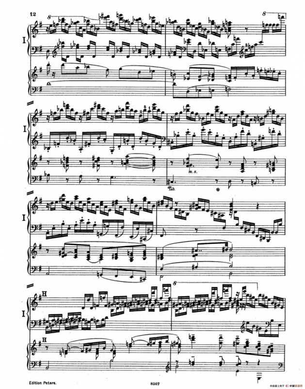 Piano Concerto in E Major Op.59（E大调钢琴协奏曲·双钢琴·第一乐章）
