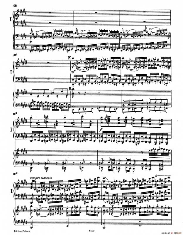 Piano Concerto in E Major Op.59（E大调钢琴协奏曲·双钢琴·第一乐章）