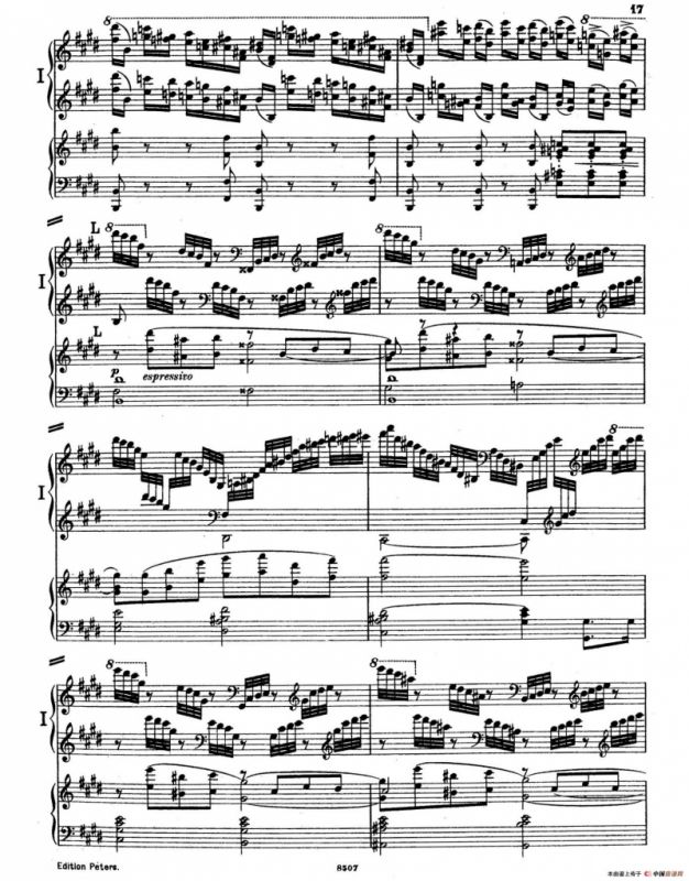 Piano Concerto in E Major Op.59（E大调钢琴协奏曲·双钢琴·第一乐章）