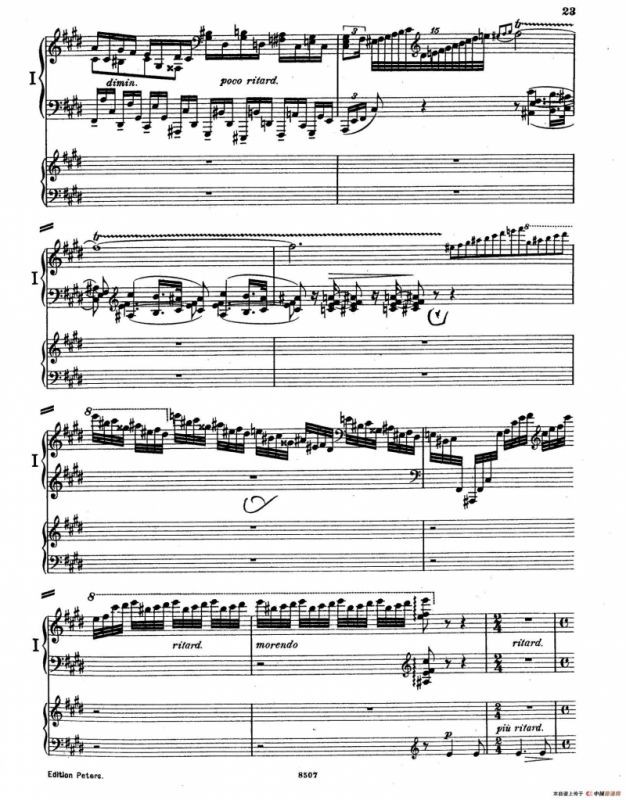 Piano Concerto in E Major Op.59（E大调钢琴协奏曲·双钢琴·第一乐章）