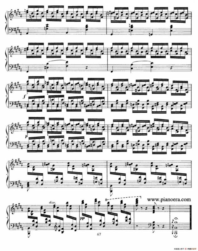 15 Etudes de Vortuosite Op.72（15首辉煌练习曲·15）