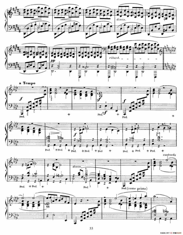 15 Etudes de Vortuosite Op.72（15首辉煌练习曲·13）