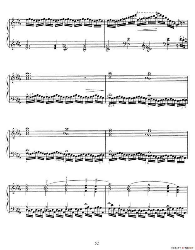 15 Etudes de Vortuosite Op.72（15首辉煌练习曲·12）