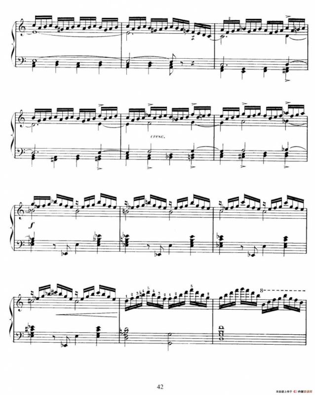 15 Etudes de Vortuosite Op.72（15首辉煌练习曲·10）