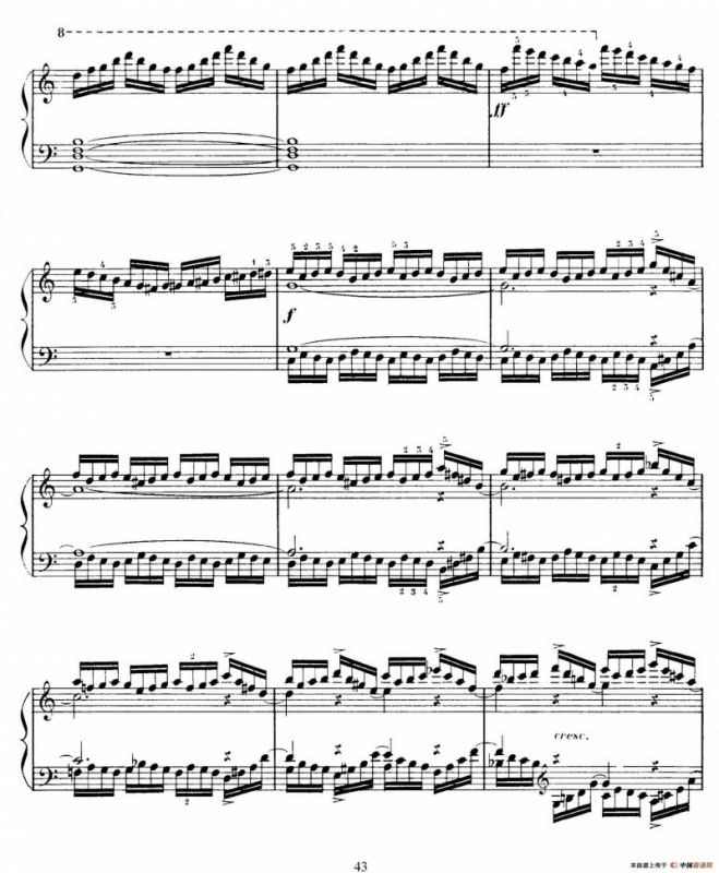 15 Etudes de Vortuosite Op.72（15首辉煌练习曲·10）