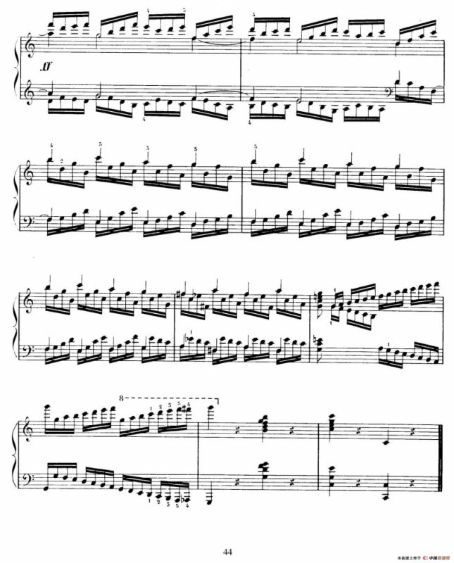 15 Etudes de Vortuosite Op.72（15首辉煌练习曲·10）
