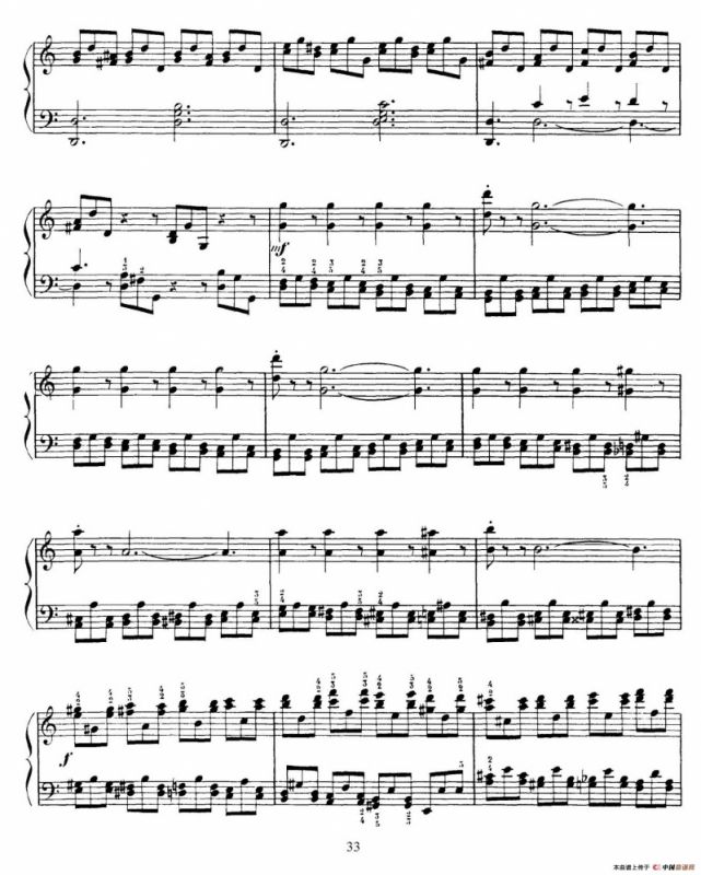 15 Etudes de Vortuosite Op.72（15首辉煌练习曲·8）