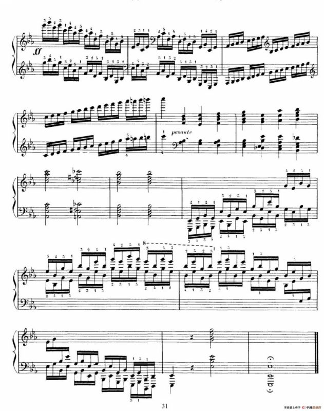 15 Etudes de Vortuosite Op.72（15首辉煌练习曲·7）