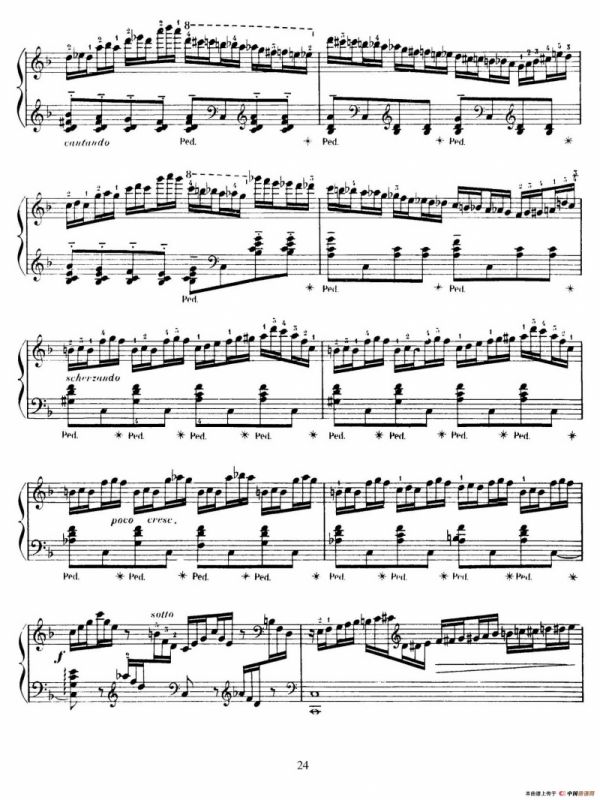 15 Etudes de Vortuosite Op.72（15首辉煌练习曲·6）