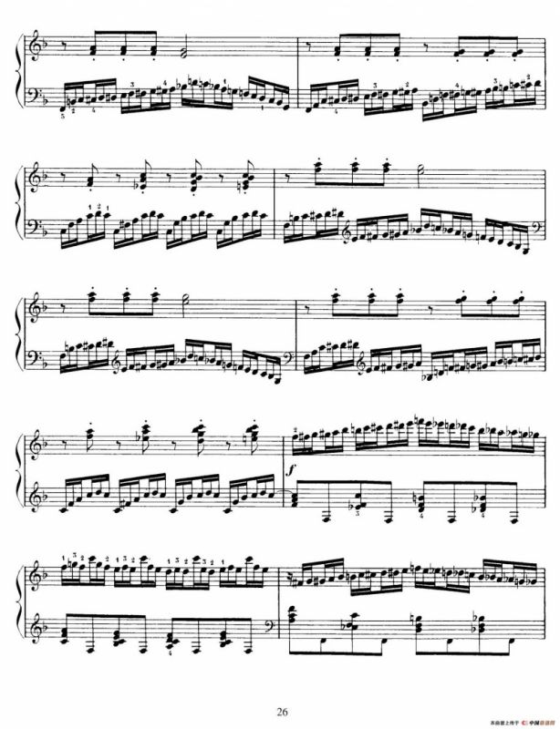 15 Etudes de Vortuosite Op.72（15首辉煌练习曲·6）